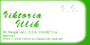 viktoria illik business card